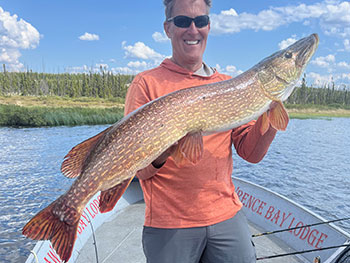 Man holding large 1